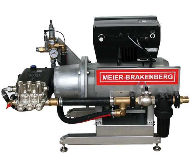 Frequency-controlled high-pressure cleaners